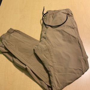 Khaki joggers